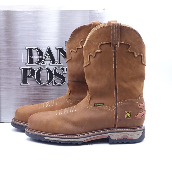 NEW Dan Post Journeyman 11 Inch Waterproof Steel Toe Work Boot DP69512